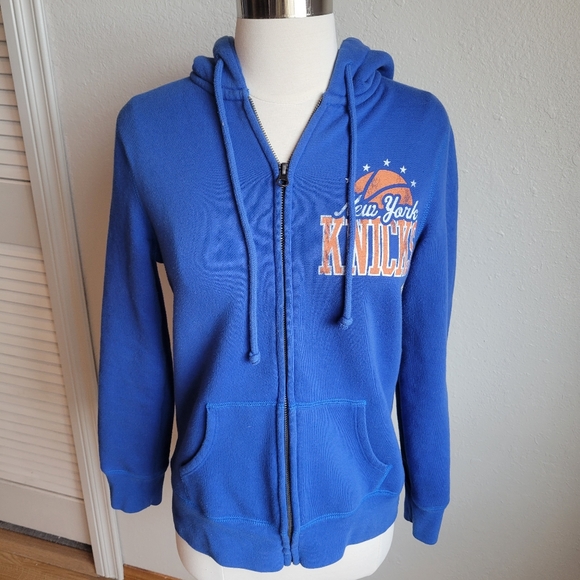 New York Knicks Zip Up Hoodie M - Picture 1 of 7